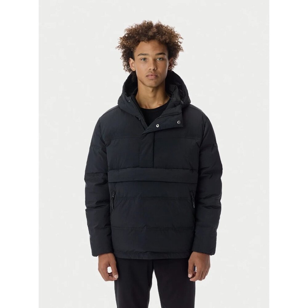 The Very Warm Size XL 9141 Anorak Puffer Coat Black 500 Fill Power Equivalent